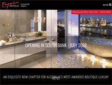 Tablet Screenshot of emporiumhotels.com.au